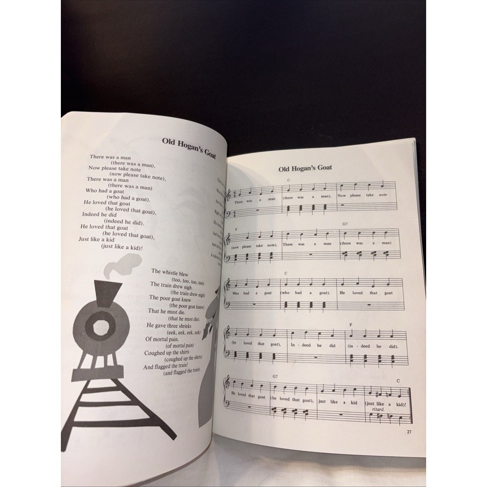 The Silly Song Book by Esther L Nelson Illustrated by Joyce Behr Paperback Book - Picture 5 of 7